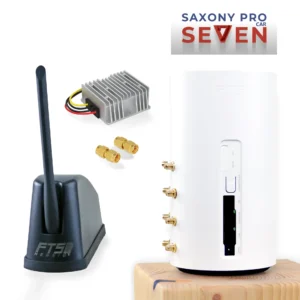 5G Router Saxony Pro Seven X8 mit Fahrzeugantenne – Perfektes Internet unterwegs