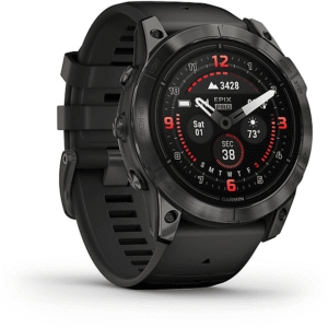 GARMIN epix Pro (Gen 2) Smartwatch Fond du boîtier : acier inoxydable Silikon, 127-210 mm, Schwarz/Schiefergrau | MediaMarkt