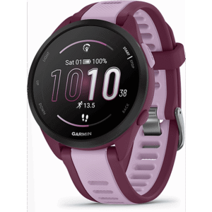GARMIN FORERUNNER 165 MUSIC GPS WIFI BERRY/LILAC Smartwatch Faserverstärktes Polymer Silikon, 20mm, Beere/Flieder | MediaMarkt