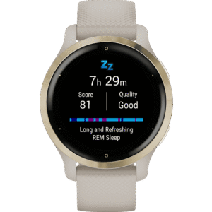 GARMIN Venu 2S Smartwatch Polymer Silikon, 110-175 mm, Beige | MediaMarkt