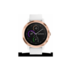 GARMIN VIVOACTIVE 3 WHITE ROSE GOLD Smartwatch Silikon, 127 bis 204 mm Umfang, Weiß/Silikon/Roségold | MediaMarkt